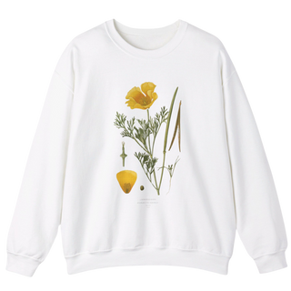 California Poppy Crewneck Sweatshirt
