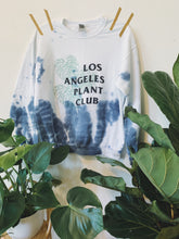 Load image into Gallery viewer, Indigo Dyed Los Angeles Plant Club Crewneck Sweatshirt
